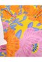 85% Rayon 15% Elastane Yellow with Orange Pink Blue Floral Sandy Jersey-Like Knitted Fabric for Dresses - 4