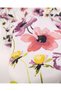 Ecru with Multi-Colored Floral Pattern, Flowing Satin Viscose Fabric for Dresses & Skirts, Width: 120cm - 4