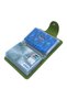 Holders for Men & Women Soft Leather Bank Card Case Slim Pocket Wallet ID Card Organiser Business Card Case Purse with 24 Durable Plastic Insert Sleeves (Green) - 3