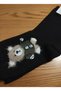 Tedy Teddy Bear Furry Colorful 12-Pack College Socks - 3