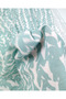 70% Cotton 30% Linen White with Green Patterned Woven Fabric for Shirts & Dresses 150X370Cm - 5