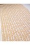 70% Cotton 30% Linen White with Salmon Orange Patterned Woven Fabric for Shirts & Dresses - 2