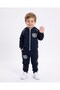 Boy's Winter 3-Strand Hooded Cardigan 2-3-4-5-6 Years Old 2-Piece Tracksuit Set