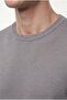 Slim Fit Gray Plain Knit Sweater - 2