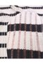 Thin Tiril Tiril Knitwear in Black and Ecru Colors, Knitted Fabric for Cardigans & Sweaters 140X200Cm - 3