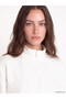 Esvab • Modern & Distinctive Stand Collar Soft Touch Women's Sweatshirt Tunic - 3
