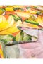 85% Rayon 15% Elastane Thin Flexible Sandy-Like Jersey Fabric with Fruit Pattern on Orange Color for Dressmaking & B - 3