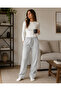 Women's Tapered Leg Sweatpants with Inside Pockets and Side Stripes, Winter Comfortable Casual Trousers - 5