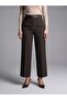 72813 Belted Culotte Trousers-Brown - 3