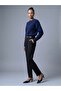 72805 Belted High Waist Trousers-Black - 4