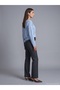 72790 Buckle Striped Bell Pants-Grey - 4
