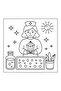 Nurse 40 Sheet Coloring Book-Thick Pages (21 X 21 cm) Suitable for Children and Adults - 7