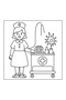 Nurse 40 Sheet Coloring Book-Thick Pages (21 X 21 cm) Suitable for Children and Adults - 6