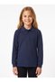 Girls and Boys 100% Cotton Lakos Long Sleeve Polo Collar School T-Shirt - 4