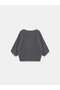 10856 Shiny Short Sleeve Sweater-Smoked - 6