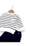 Baby Boy Seasonal Striped 6-9-12-18 Months 2 Thread Top and Bottom 100% Cotton 2-Piece Set - 5
