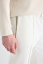 Ds Damat Regular Fit Ecru Plain Sweatpants - 2