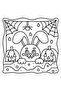 Halloween 40-Page Coloring Book-Thick Pages (21 X 21 cm) Suitable for Children and Adults - 6