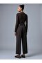 72785 Straight-Leg Trousers-Brown - 2
