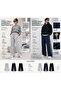 Men's Wide-Legged, Pleated Sweatpants with Pockets, Loose-Fit, Winter Casual Trousers - 5