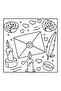 Cozy Love 40-Page Coloring Book-Thick Pages (21 X 21 cm) Suitable for Children and Adults - 2