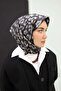 Tivil Silk Scarf Ist 11451 - 34 Black Leopard Pattern - 2