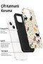 iPhone 15 Compatible - Cream Colored Cats, Double Layer Cover, Glossy Surface Protective Case - 2