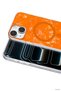 Ilkestor iPhone 15 Mila Wavy Magsafe Cover (13428) - Orange - 2