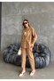 Women's Front Beaded Embroidered Denim Oversize Shirt - 7