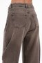 Women's Water Washed Balloon Fit Design Jeans with Detachable Tie Detail - 6