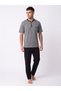 Men's Short Sleeve Pajama Set - 3