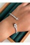 Special Series Zircon Stone Silver Color Waterway Bracelet - 2