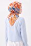 Soft Scarf Flower Orange - 2