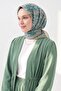 Soft Scarf Pixel Ethnic Water Green - 4