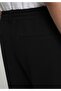 Regular Fit Mid Waist Straight Leg Men's Black Trousers - 6