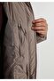 Regular Fit Hooded Zippered Lined Waterproof Women's Coat - 4