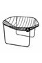 Black Metal Fruit and Presentation Basket – Square Shaped High-Legged Design – 27.5 X 27.5 X 17 cm - 2