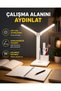 Dimmable Led Desk Lamp – with Pen Holder and Phone Stand, New Generation of Eye-Friendly Light