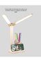 Dimmable Led Desk Lamp – with Pen Holder and Phone Stand, New Generation of Eye-Friendly Light - 4