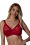 Claret Red Lace Gathering Bra - 503 - Size 110139036