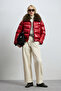 Daısy Goose Down Women's Coat Dark Red - 2