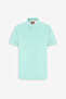 Men's Mint Slim Fit Slim Fit Polo Collar 100% Cotton Short Sleeve T-Shirt - 6