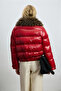 Daısy Goose Down Women's Coat Dark Red - 7