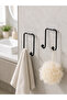 2 Pieces Multi-Purpose Adhesive Hanger Home Kitchen Bathroom Organizer - 3