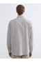 Southblue Brown Regular Fit Long Sleeve Striped Men's Shirt - 4