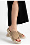 Polte Beige Suede Slippers - 2