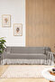 Cotton Knitted Arms 310 Cm Seat Sofa Sofa Bed Cover Front Fringed Non-Slip Design Multi-Purpose - 2