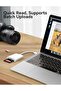 قارئ بطاقات SD بمنفذ USB-C لأجهزة iPhone 15/iPad/Mac، محول بطاقات ذاكرة بفتحتين، يعمل بمجرد التوصيل، متوافق - 5