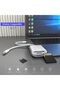 قارئ بطاقات SD 4 في 1، محول بطاقات الذاكرة لأجهزة iPhone و iPad مع منفذ Lightning وأجهزة USB C - 3