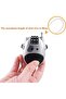 Combination Lock Cable Lock Padlock with 3 Digit Numeric Code, 80CM Extendable Cable, Heifer Shape, - 4